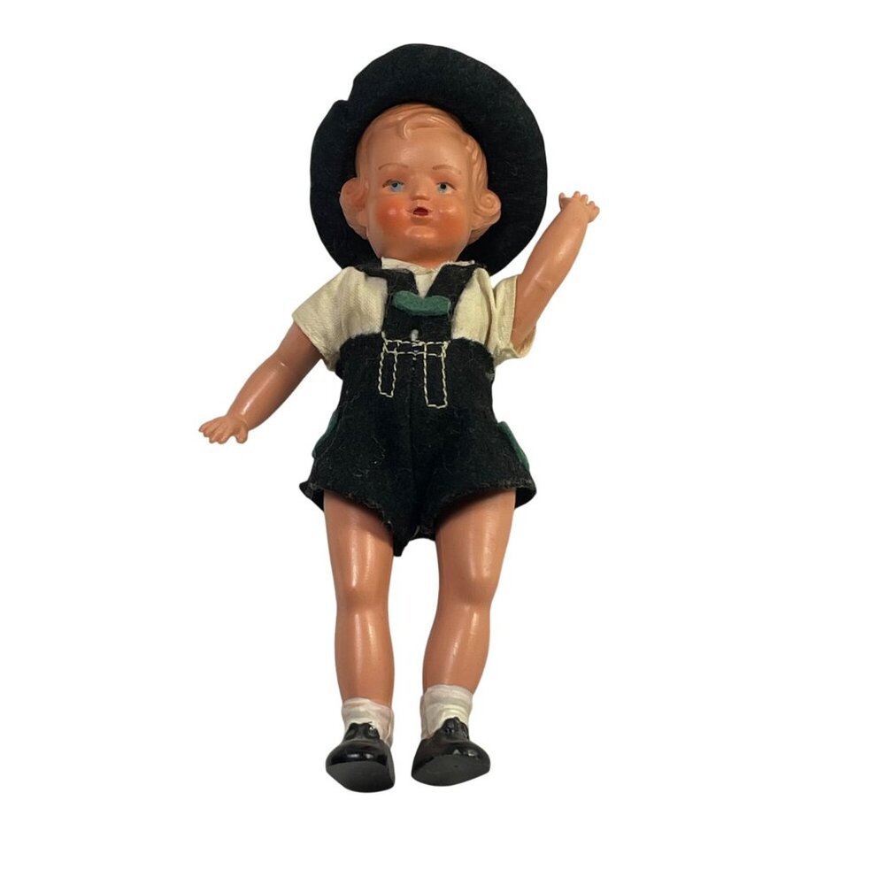 Antique Hard Plastic German 6" "PlasticBaby" Baby Doll